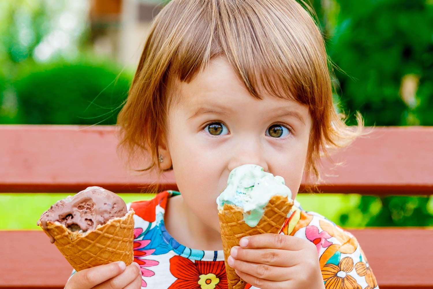 Cho trẻ ăn kem để hạ sốt có đúng không 1